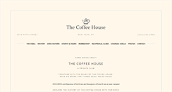 Desktop Screenshot of coffeehouseclub.org