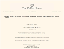 Tablet Screenshot of coffeehouseclub.org